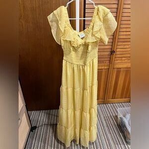 Yellow Sabo maxi dress